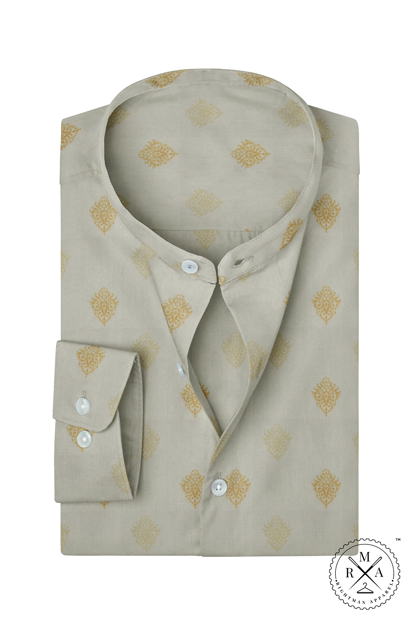 Grey Printed Shirt SH229